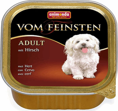 Animonda Vom Feinsten Wet Dog Food Tray with Deer 1 x 150gr