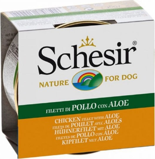 Schesir Wet Food Dogs in Cans with Chicken Gluten-Free 150gr