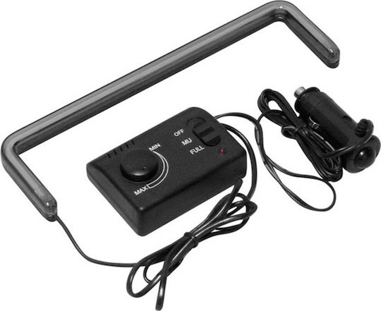 Lampa DIN-Verkleidungsplatten 2 Din Neonrahmen mit Musiksensor Rot