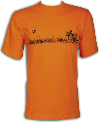 Toxotis Active Wear T-shirt in Orange color 050