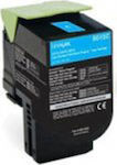 Compatible Toner for Laser Printer Lexmark 80C2SC0 2000 Pages Cyan