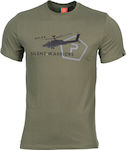 Pentagon Ageron "Helicopter" T-shirt Olive Silent Warriors Olive K09012-HE-06