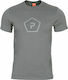Pentagon Ageron T-shirt Wolf σε Γκρι χρώμα