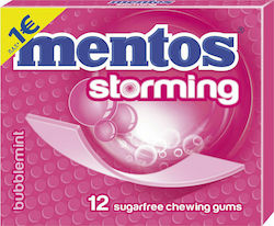 Mentos 12 Chewing gum Storming with Bubble Fresh Flavour Sugar Free 33gr