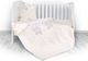 Lorelli Baby Crib Bedding Set Happy Hippo 3pcs Beige