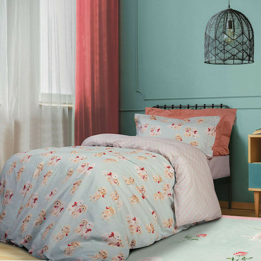 Greenwich Polo Club Sheet Set Single Cotton Pink 170x260cm 3pcs