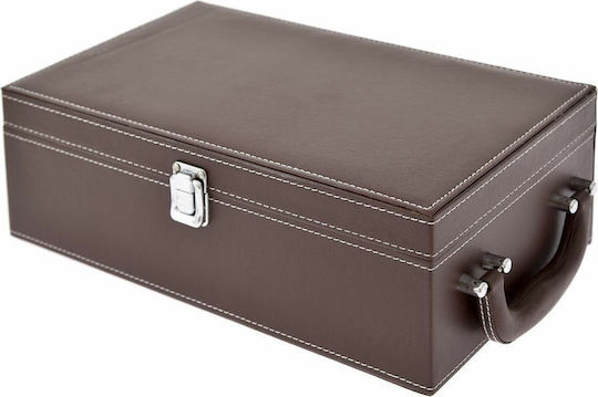 Iliadis Bottle Case Brown 20x12x35cm. 70567