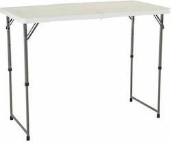 Half-Folding Foldable Table for Camping in Case 122cm