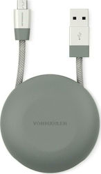 Vonmählen The Luxury Cable Braided / Retractable USB 2.0 σε micro USB 1m