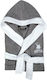 Greenwich Polo Club Kids Hooded Bathrobe 8601 Grey