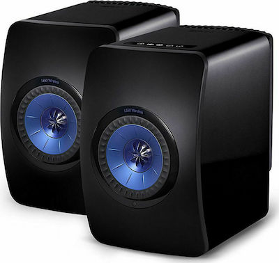 Kef LS50 Wireless Αυτοενισχυόμενα Ηχεία 2 Δρόμων με Wi-Fi & Bluetooth 200W (Ζεύγος) Μαύρο