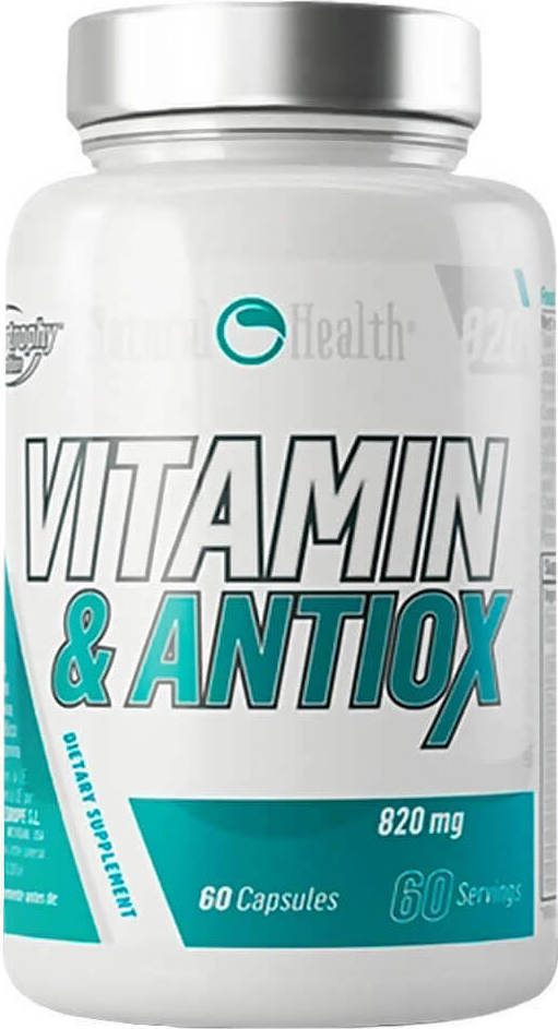 Hypertrophy Nutrition Natural Health Vitamins & Antiox 820mg 60
