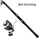 Grauvell Set Casting Fishing Rod for Casting with Reel 3m 50-100gr