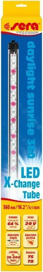 Sera Daylight Sunrise Φωτιστικό Ενυδρείου με Λάμπα Led X-Change Tube Daylight Sunrise 660mm με Ροζ Φως 16W