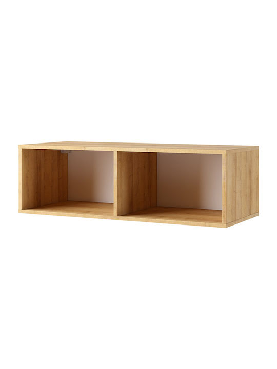 Cabinet Wall Calabrini II Natural - White 100x4...