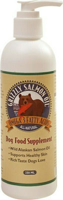 Grizzly Wild Salmon Oil from Alaska Лососово масло за куче Рибено масло 250мл