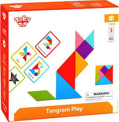 Tooky Toys Tangram Παζλ από Ξύλο για 3+ Ετών TY879
