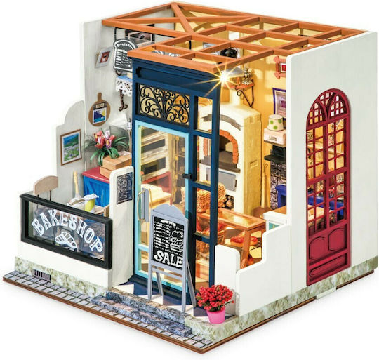 Robotime Παιχνίδι Κατασκευών Ξύλινo DIY Nancy’s Bake Shop για Παιδιά 14+ Ετών