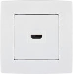 Elmark City Complete Audio & Video HDMI Socket White 190747