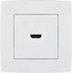 Elmark City Complete Audio & Video HDMI Socket White 190747