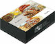 Disposable Steakhouse Paper Box 25x17x6.5cm 10pcs Good Food