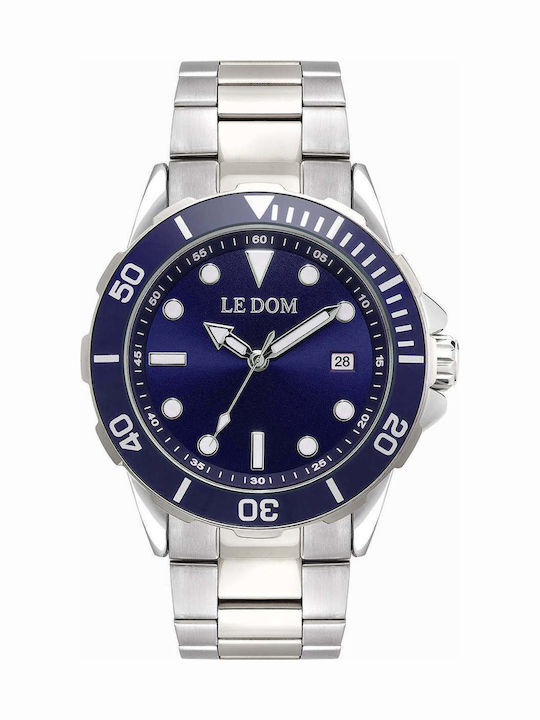 Le Dom Nautilus Ανδρικό Ρολόι 43mm Μπαταρίας με...