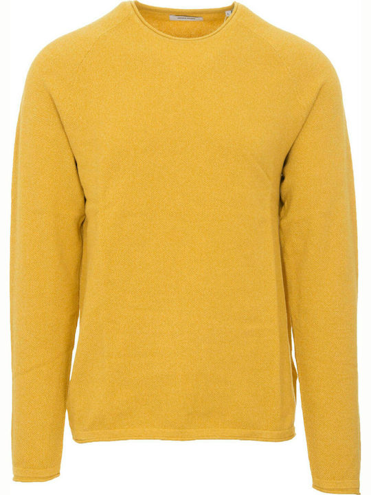 Jack & Jones Pulover cu mânecă lungă Muștar