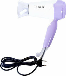 Kemei Kemei Travel Hair Dryer 1200W Purple