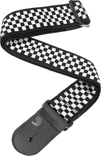 Daddario Nylon Woven Guitar Strap Check Mate