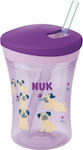 Nuk Baby & Toddler Cups Action made of Plastic Purple 1pcs 230ml for 12m+m+ 10.751.136