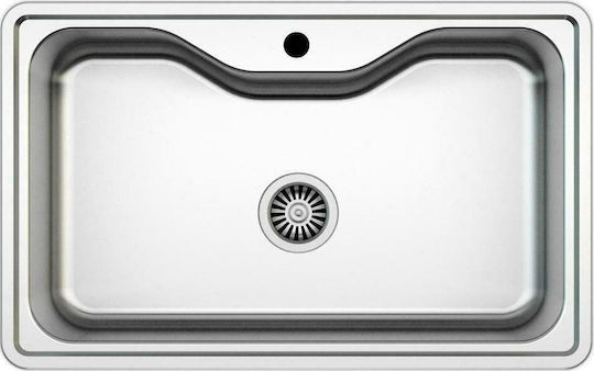 Excel Dimitra 719CMAS65 Drop-In Inox Μ80xΠ50cm Silber Excel Dimitra 719CMAS65 Drop-In Inox Μ80xΠ50cm Silber