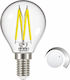 Elvhx Λάμπα LED για Ντουί E14 και Σχήμα G45 Θερμό Λευκό 450lm Dimmable