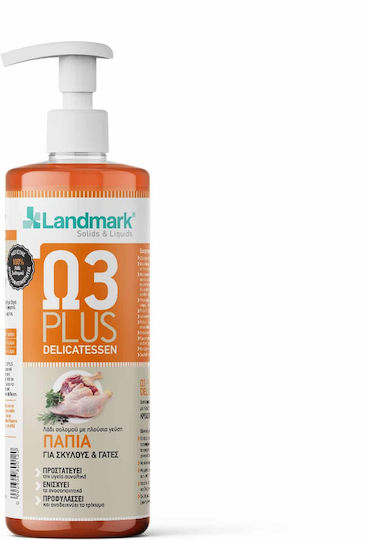 Landmark Ω3 Plus Salmon Oil for Dogs 500ml for General Health