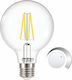 Elvhx LED Bulb 7.5W for Socket E27 and Shape G95 Natural White 806lm Dimmable