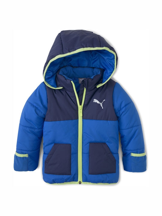 PUMA Παιδικό Αθλητικό Μπουφάν Κοντό με Κουκούλα...