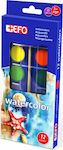 +Efo Set of Watercolours Multicolored with Brush 12pcs 325012