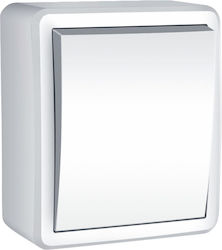 Aca Murata Comutator De Perete Simplu Cu Ramă Albă