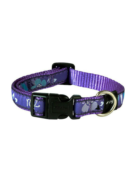 Rogz Fancy Dog Collar In Purple Colour Περιλαίμιο Σκύλου Dress Cool Graphics Scooter Medium Purple Forest