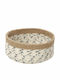 Espiel Brotkorb Geflecht Beige 20x20x8cm