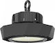 V-TAC Lumină clopot comercială 120W Alb rece 21000lm cu LED încorporat Negru Ø260xÎ14.5cm