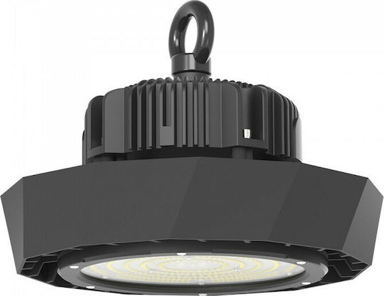 V-TAC Lumină clopot comercială 120W Alb rece 21000lm cu LED încorporat Negru Ø260xÎ14.5cm