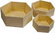 Next Wooden Craft Box 24188------2 Hexagonal Boxes Set of 3 pieces