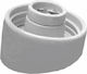 Adeleq Ceiling Rose for Lighting Fixtures Porcelain Fixture E27 White 16-627