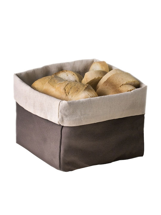 Abert Bread Basket Fabric In Brown Colour 19.5x19.5cm R.23273