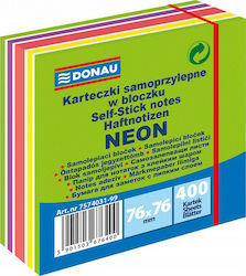 Donau Αυτοκόλλητα Χαρτάκια σε Κύβο 7.6x7.6εκ. Neon Donau Αυτοκόλλητα Χαρτάκια σε Κύβο 7.6x7.6εκ. Neon