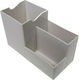 Plastic Pencil Holder in Gray Color 1pcs 15x7x15cm