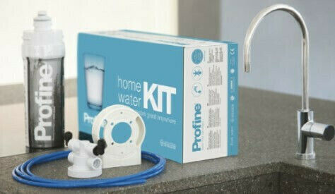 Profine Home Kit Water Filtration System Single Under Sink Micron 1/4'' with Faucet & Replacement Filter Profine Silver Small 0.5μm Profine Home Kit Water Filtration System Single Under Sink Micron 1/4'' with Faucet & Replacement Filter Profine Silver Small 0.5μm