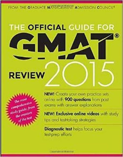 The Official Guide for Gmat Review 2015