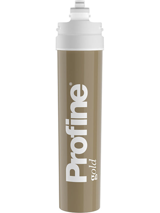Profine Under Sink Water Filter Replacement made of Activated Carbon Gold Medium 0.1 μm