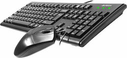 A4Tech KM-72620D Set tastatură și mouse Engleză UK